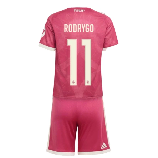 Levné Dětský Fotbalový Dres Real Madrid Rodrygo 11 Alternativní 2026-27