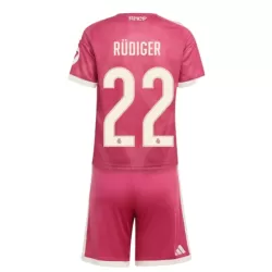 Levné Dětský Fotbalový Dres Real Madrid Rudiger 22 Alternativní 2026-27