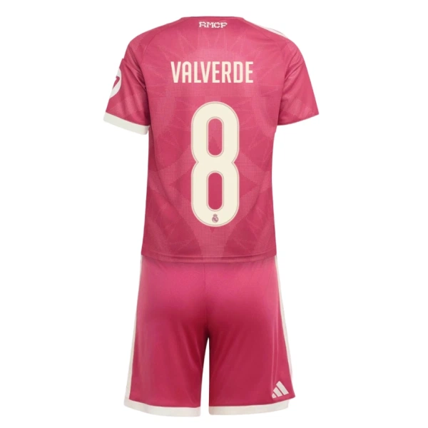 Levné Dětský Fotbalový Dres Real Madrid Valverde 8 Alternativní 2026-27 Levné Dětský Fotbalový Dres Real Madrid Valverde 8 Alternativní 2026-27