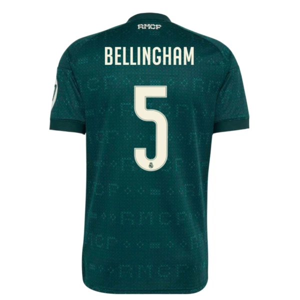 Levné Mužský Fotbalový Dres Real Madrid Bellingham 5 Venkovní 2026-27 Levné Mužský Fotbalový Dres Real Madrid Bellingham 5 Venkovní 2026-27