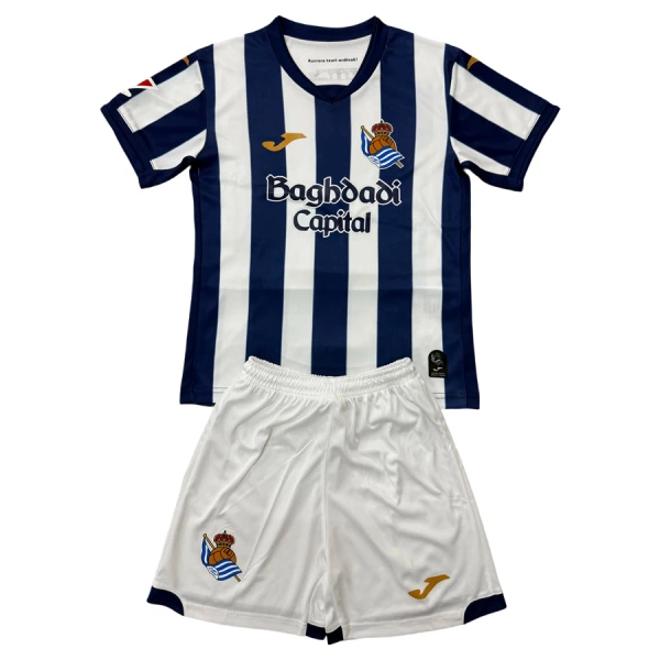 Levné Dětský Fotbalový Dres Real Sociedad Domácí 2026-27 Levné Dětský Fotbalový Dres Real Sociedad Domácí 2026-27