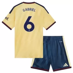 Levné Dětský Fotbalový Dres Arsenal Gabriel 6 Alternativní 2026-27