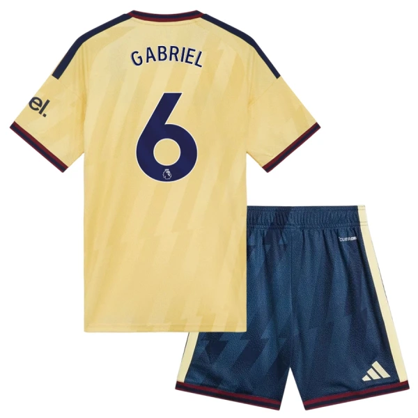 Levné Dětský Fotbalový Dres Arsenal Gabriel 6 Alternativní 2026-27 Levné Dětský Fotbalový Dres Arsenal Gabriel 6 Alternativní 2026-27