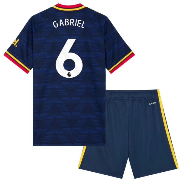 Levné Dětský Fotbalový Dres Arsenal Gabriel 6 Venkovní 2026-27 Levné Dětský Fotbalový Dres Arsenal Gabriel 6 Venkovní 2026-27