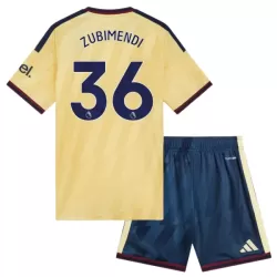 Levné Dětský Fotbalový Dres Arsenal Zubimendi 36 Alternativní 2026-27