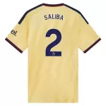 Levné Mužský Fotbalový Dres Arsenal Saliba 2 Alternativní 2026-27