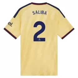 Levné Mužský Fotbalový Dres Arsenal Saliba 2 Alternativní 2026-27