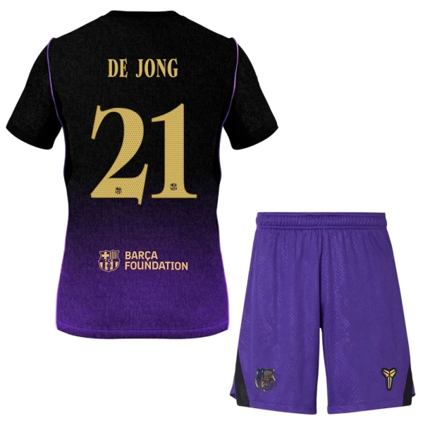 Levné Dětský Fotbalový Dres FC Barcelona Frenkie de Jong 21 Venkovní 2026-27