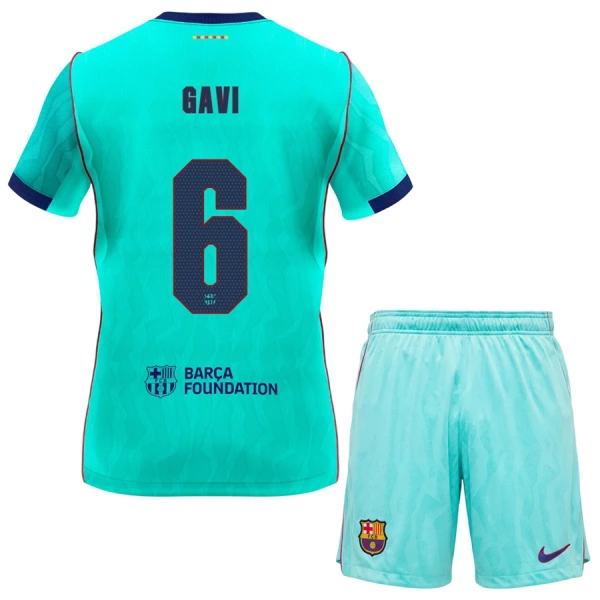 Levné Dětský Fotbalový Dres FC Barcelona Gavi 6 Alternativní 2026-27 Levné Dětský Fotbalový Dres FC Barcelona Gavi 6 Alternativní 2026-27