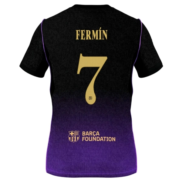 Levné Mužský Fotbalový Dres FC Barcelona Fermin 7 Venkovní 2026-27 Levné Mužský Fotbalový Dres FC Barcelona Fermin 7 Venkovní 2026-27