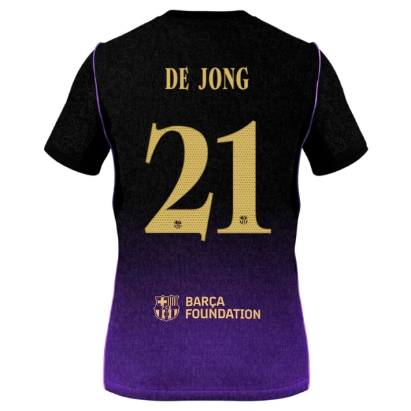 Levné Mužský Fotbalový Dres FC Barcelona Frenkie de Jong 21 Venkovní 2026-27