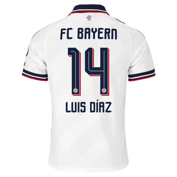 Levné Mužský Fotbalový Dres FC Bayern Mnichov Luis Diaz 14 Venkovní 2026-27 Levné Mužský Fotbalový Dres FC Bayern Mnichov Luis Diaz 14 Venkovní 2026-27