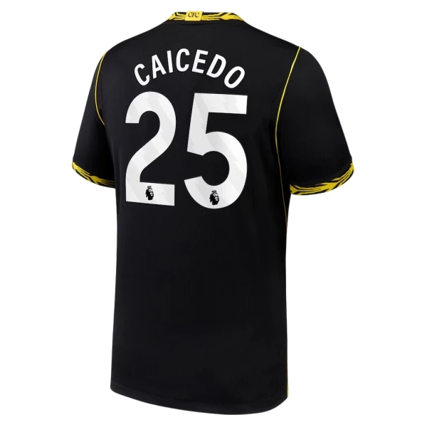 Levné Dětský Fotbalový Dres Chelsea Caicedo 25 Venkovní 2026-27