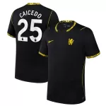 Levné Mužský Fotbalový Dres Chelsea Caicedo 25 Venkovní 2026-27