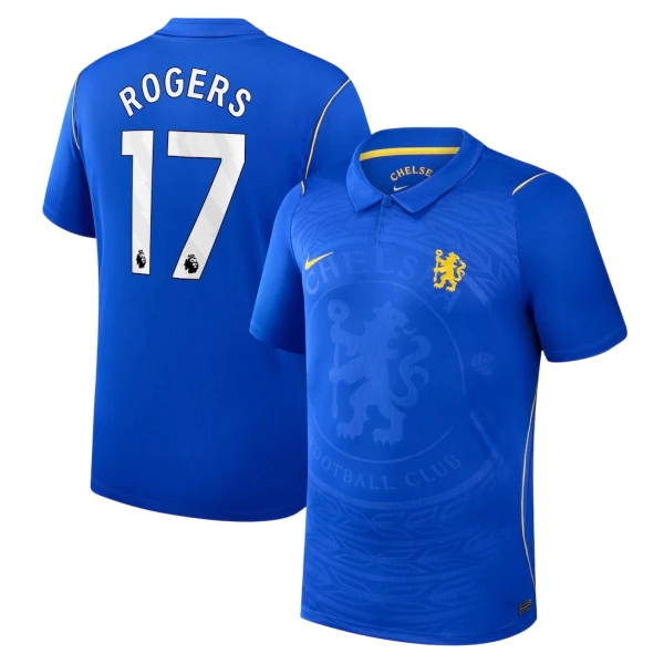 Levné Mužský Fotbalový Dres Chelsea Rogers 17 Domácí 2026-27 Levné Mužský Fotbalový Dres Chelsea Rogers 17 Domácí 2026-27