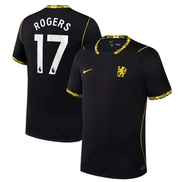 Levné Mužský Fotbalový Dres Chelsea Rogers 17 Venkovní 2026-27 Levné Mužský Fotbalový Dres Chelsea Rogers 17 Venkovní 2026-27