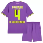 Levné Dětský Fotbalový Dres Borussia Dortmund N. Schlotterbeck 4 Alternativní 2026-27