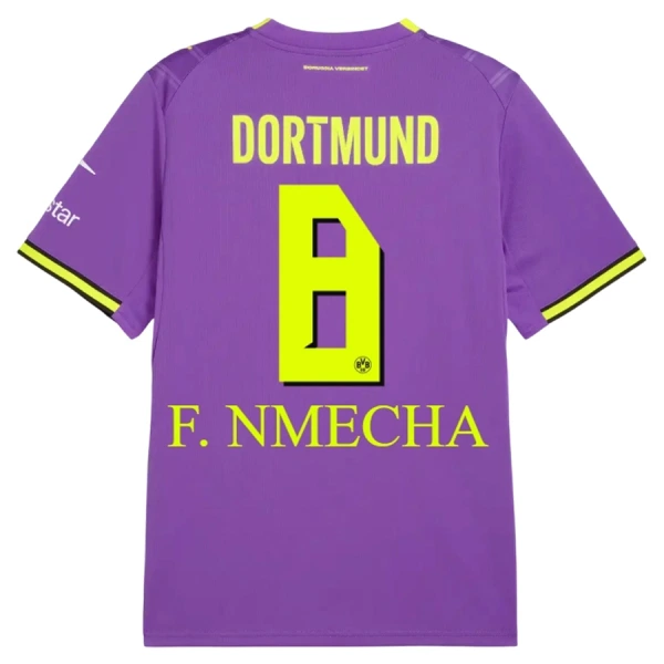 Levné Mužský Fotbalový Dres Borussia Dortmund F. Nmecha 8 Alternativní 2026-27 Levné Mužský Fotbalový Dres Borussia Dortmund F. Nmecha 8 Alternativní 2026-27