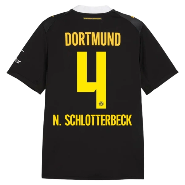 Levné Mužský Fotbalový Dres Borussia Dortmund N. Schlotterbeck 4 Venkovní 2026-27