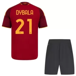 Levné Dětský Fotbalový Dres AS Řím Dybala 21 Domácí 2026-27 Levné Dětský Fotbalový Dres AS Řím Dybala 21 Domácí 2026-27