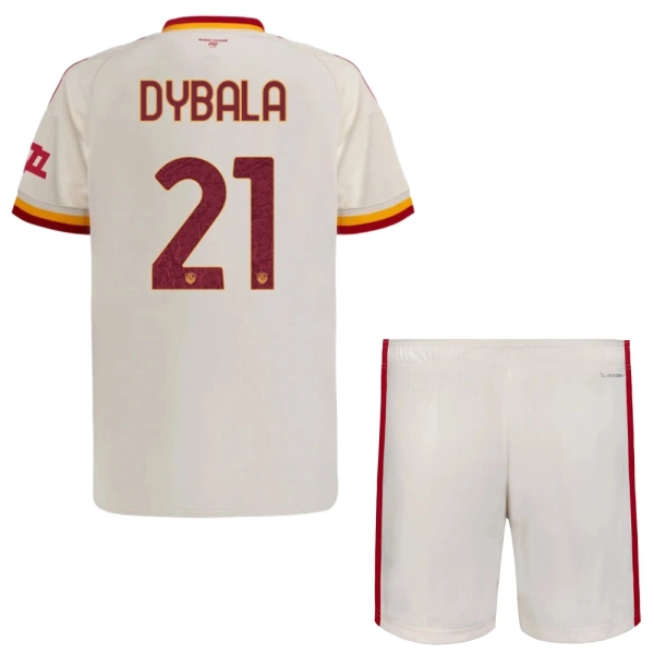 Levné Dětský Fotbalový Dres AS Řím Dybala 21 Venkovní 2026-27 Levné Dětský Fotbalový Dres AS Řím Dybala 21 Venkovní 2026-27