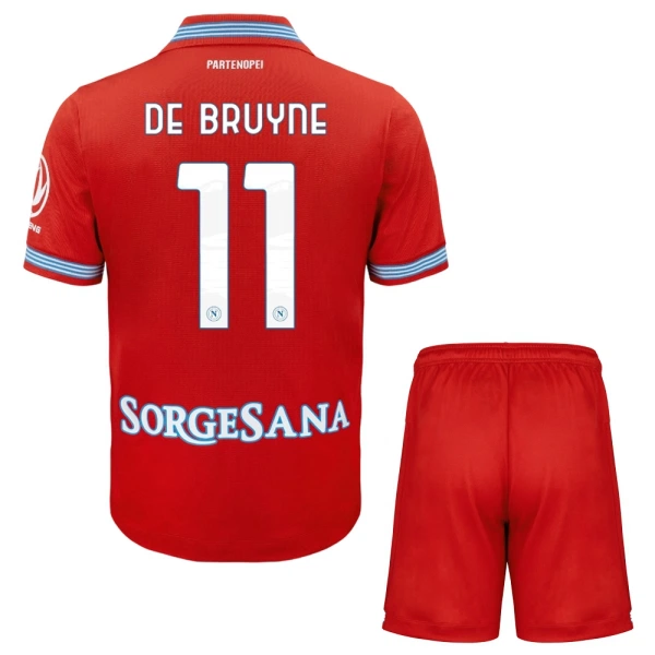 Levné Dětský Fotbalový Dres SSC Neapol De Bruyne 11 Alternativní 2026-27 Levné Dětský Fotbalový Dres SSC Neapol De Bruyne 11 Alternativní 2026-27