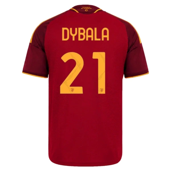 Levné Mužský Fotbalový Dres AS Řím Dybala 21 Domácí 2026-27 Levné Mužský Fotbalový Dres AS Řím Dybala 21 Domácí 2026-27