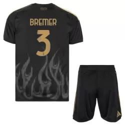 Levné Dětský Fotbalový Dres Juventus Bremer 3 Alternativní 2026-27