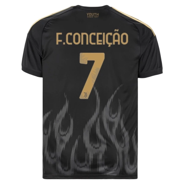 Levné Mužský Fotbalový Dres Juventus F. Conceicao 7 Alternativní 2026-27 Levné Mužský Fotbalový Dres Juventus F. Conceicao 7 Alternativní 2026-27