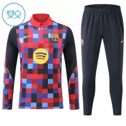 Levné Dětský Barcelona Tréninkové teplákové soupravy Čtvrt-Zip 2026-27 Červená