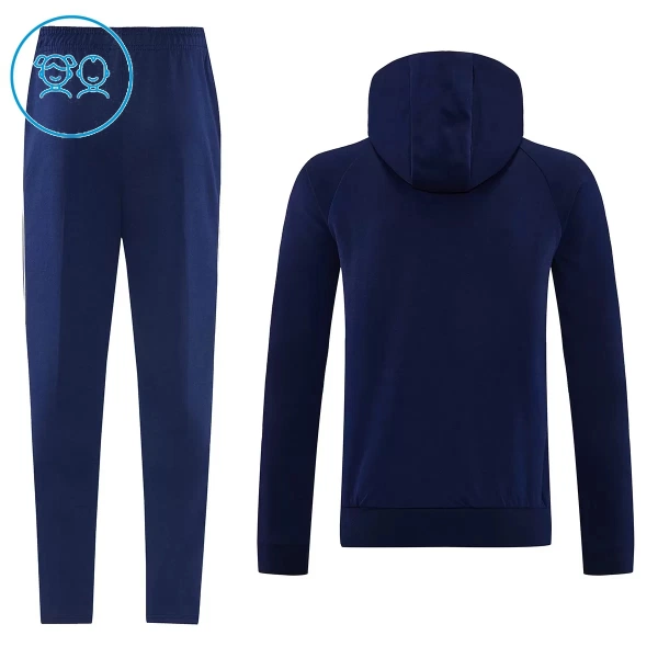 Levné Dětský Bayern Mnichov Hoodie Tréninkové teplákové soupravy 2026-27 Navy