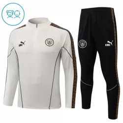 Levné Dětský Manchester City Tréninkové teplákové soupravy Čtvrt-Zip 2026-27 Šedá Levné Dětský Manchester City Tréninkové teplákové soupravy Čtvrt-Zip 2026-27 Šedá