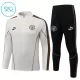 Levné Dětský Manchester City Tréninkové teplákové soupravy Čtvrt-Zip 2026-27 Šedá Levné Dětský Manchester City Tréninkové teplákové soupravy Čtvrt-Zip 2026-27 Šedá