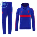 Levné Dětský Manchester United Hoodie Tréninkové teplákové soupravy 2026-27 Modrá
