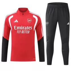 Levné Mužský Arsenal Tréninkové teplákové soupravy Čtvrt-Zip 2026-27 Červená