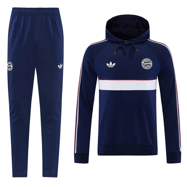 Levné Mužský Bayern Mnichov Hoodie Tréninkové teplákové soupravy 2026-27 Navy Levné Mužský Bayern Mnichov Hoodie Tréninkové teplákové soupravy 2026-27 Navy