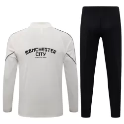 Levné Mužský Manchester City Tréninkové teplákové soupravy Čtvrt-Zip 2026-27 Šedá