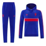 Levné Mužský Manchester United Hoodie Tréninkové teplákové soupravy 2026-27 Modrá