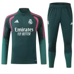 Levné Mužský Real Madrid Tréninkové teplákové soupravy Čtvrt-Zip 2026-27 Zelená
