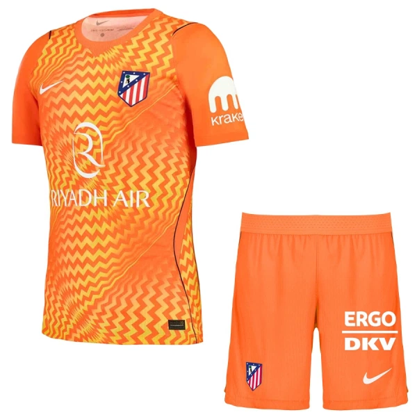 Levné Dětský Fotbalový Dres Atlético Madrid Brankářské 2026-27 Oranžový Levné Dětský Fotbalový Dres Atlético Madrid Brankářské 2026-27 Oranžový