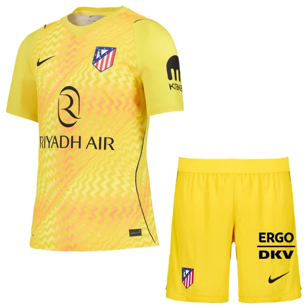 Levné Dětský Fotbalový Dres Atlético Madrid Brankářské 2026-27 Žlutá