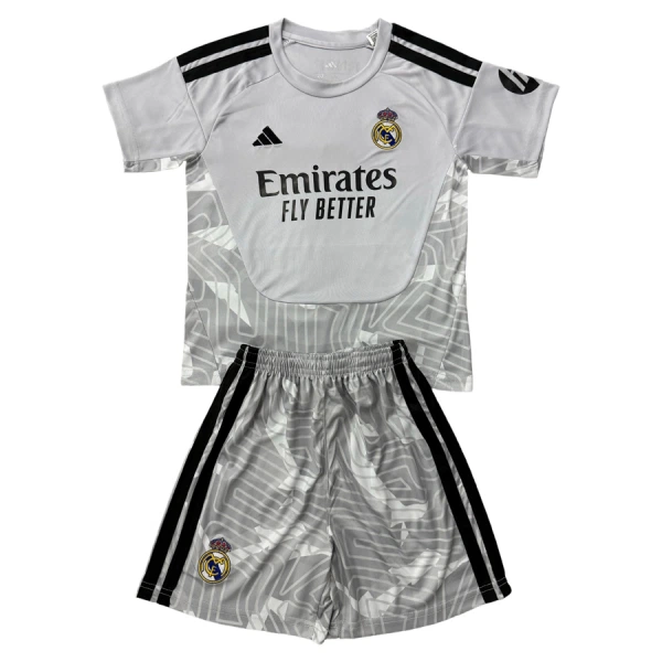 Levné Dětský Fotbalový Dres Real Madrid Brankářské 2026-27 Šedá