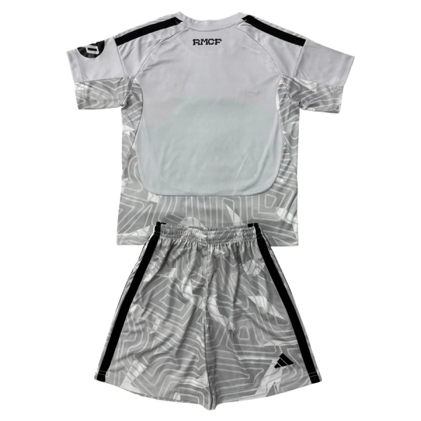 Levné Dětský Fotbalový Dres Real Madrid Brankářské 2026-27 Šedá