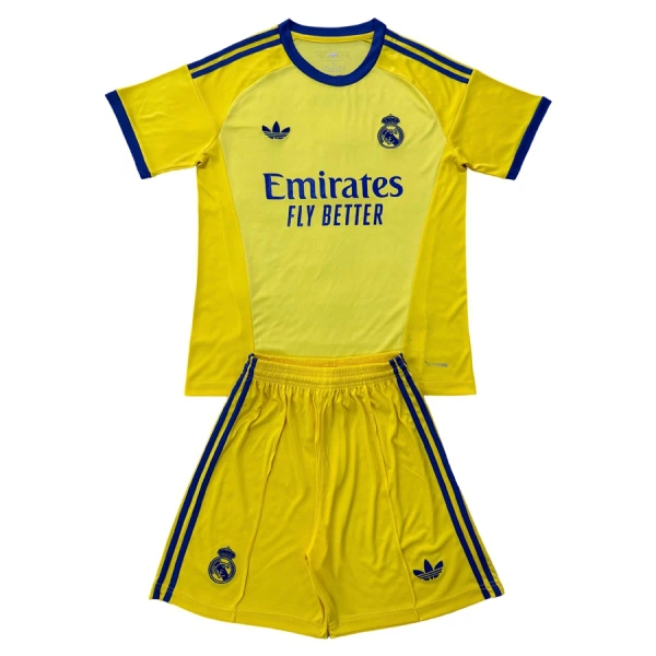 Levné Dětský Fotbalový Dres Real Madrid Brankářské 2026-27 Žlutá