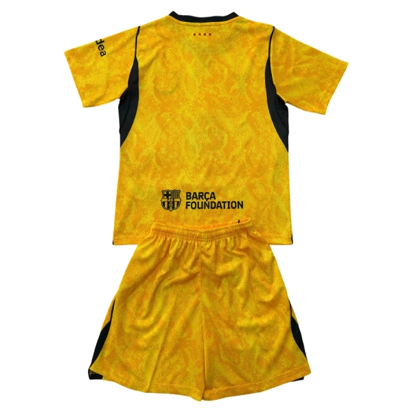 Levné Dětský Fotbalový Dres FC Barcelona Venkovní Brankářské 2026-27 Žlutá