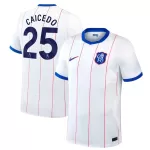 Levné Mužský Fotbalový Dres Chelsea Caicedo 25 Alternativní 2026-27