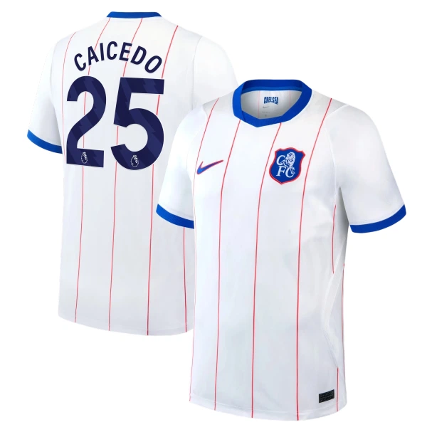 Levné Mužský Fotbalový Dres Chelsea Caicedo 25 Alternativní 2026-27 Levné Mužský Fotbalový Dres Chelsea Caicedo 25 Alternativní 2026-27