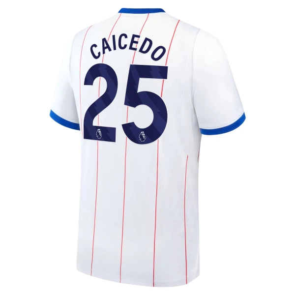 Levné Mužský Fotbalový Dres Chelsea Caicedo 25 Alternativní 2026-27