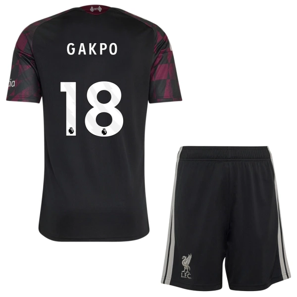Levné Dětský Fotbalový Dres Liverpool Gakpo 18 Alternativní 2026-27 Levné Dětský Fotbalový Dres Liverpool Gakpo 18 Alternativní 2026-27