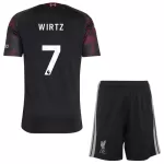 Levné Dětský Fotbalový Dres Liverpool Wirtz 7 Alternativní 2026-27